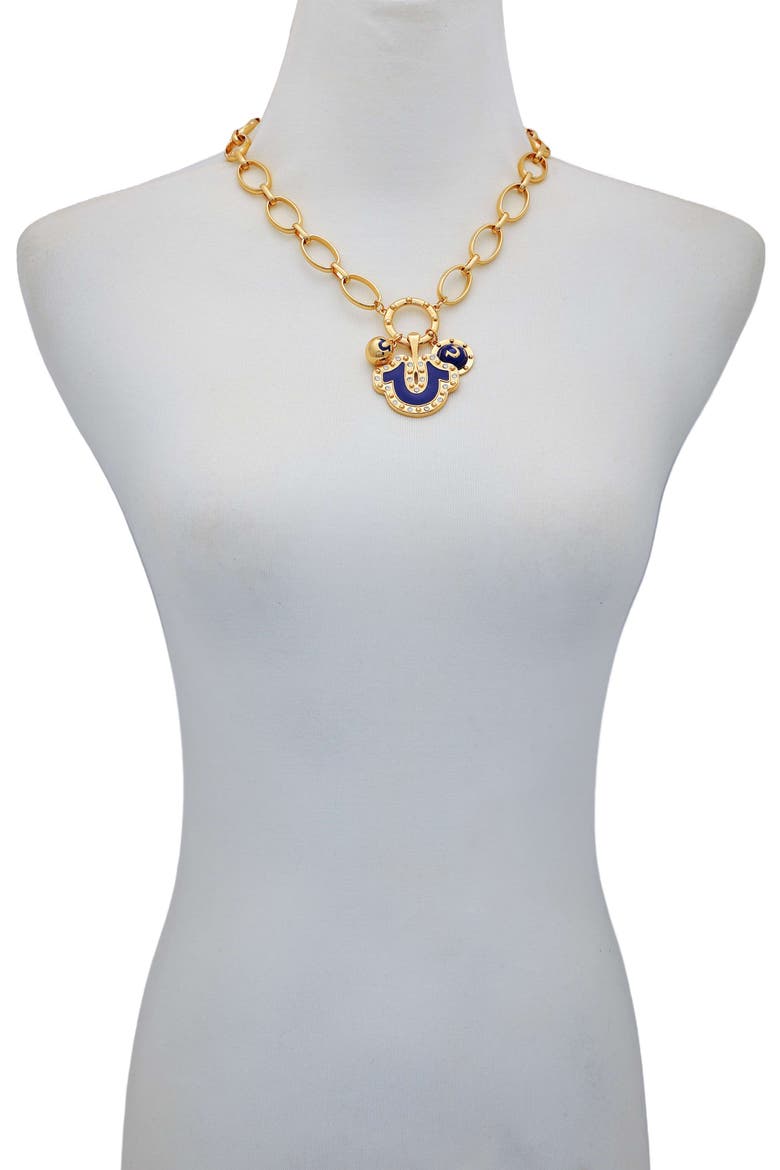 Pendant necklace, Alternate, color, goldtone
