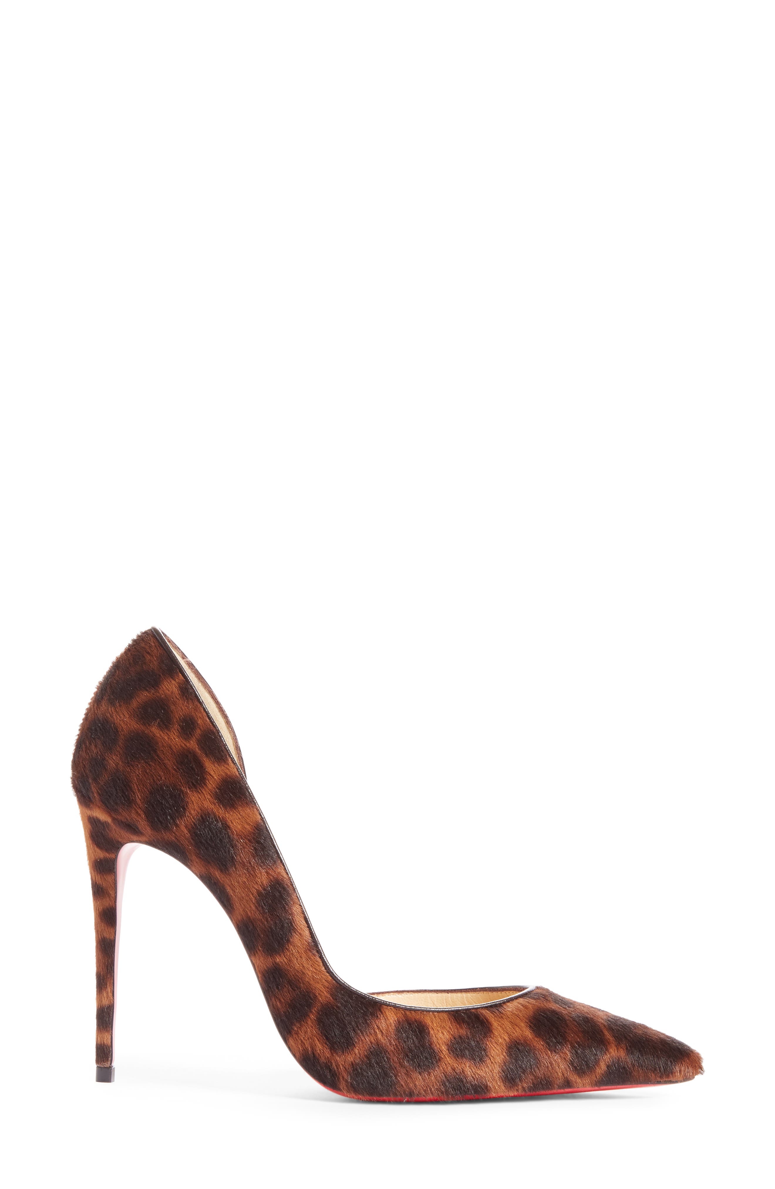 So Kate Genuine Calf Hair Half d'Orsay Pump, Alternate, color, LEOPARD LEATHER
