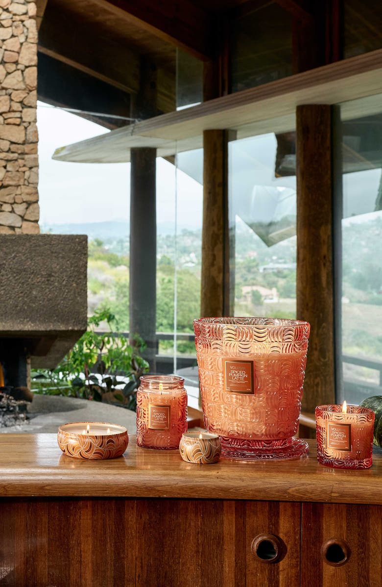 Voluspa Large Spiced Pumpkin Latte Classic Candle, Alternate, color,