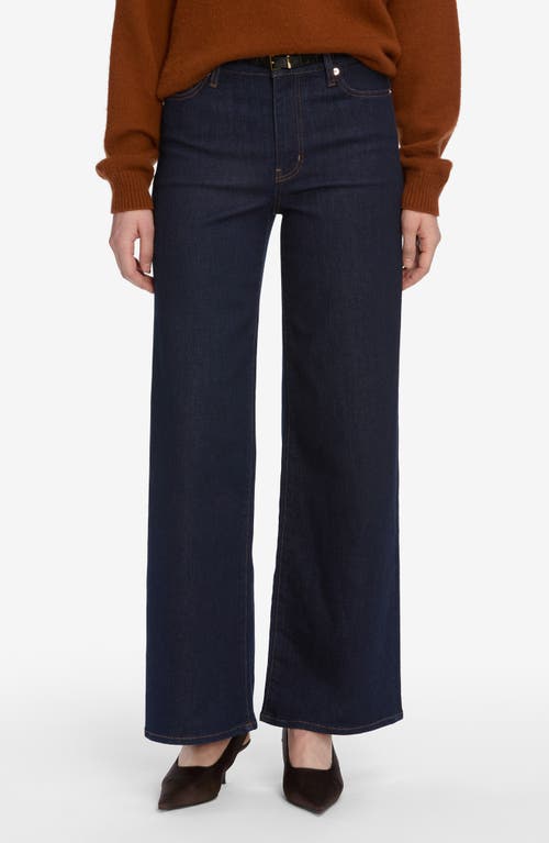 Frame Le Slim Palazzo High Waist Wide Leg Jeans In Blue