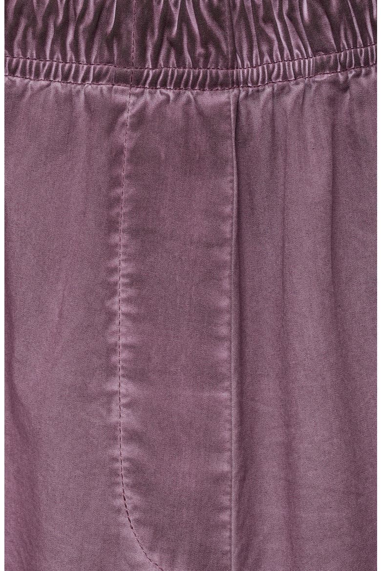 Garment-Dyed Cotton Pajama Pants, Alternate, color, PLUM