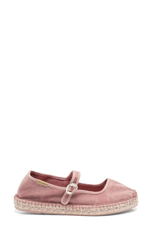 Free People Oasis Mary Jane Espadrille In Washed Orchid Ice