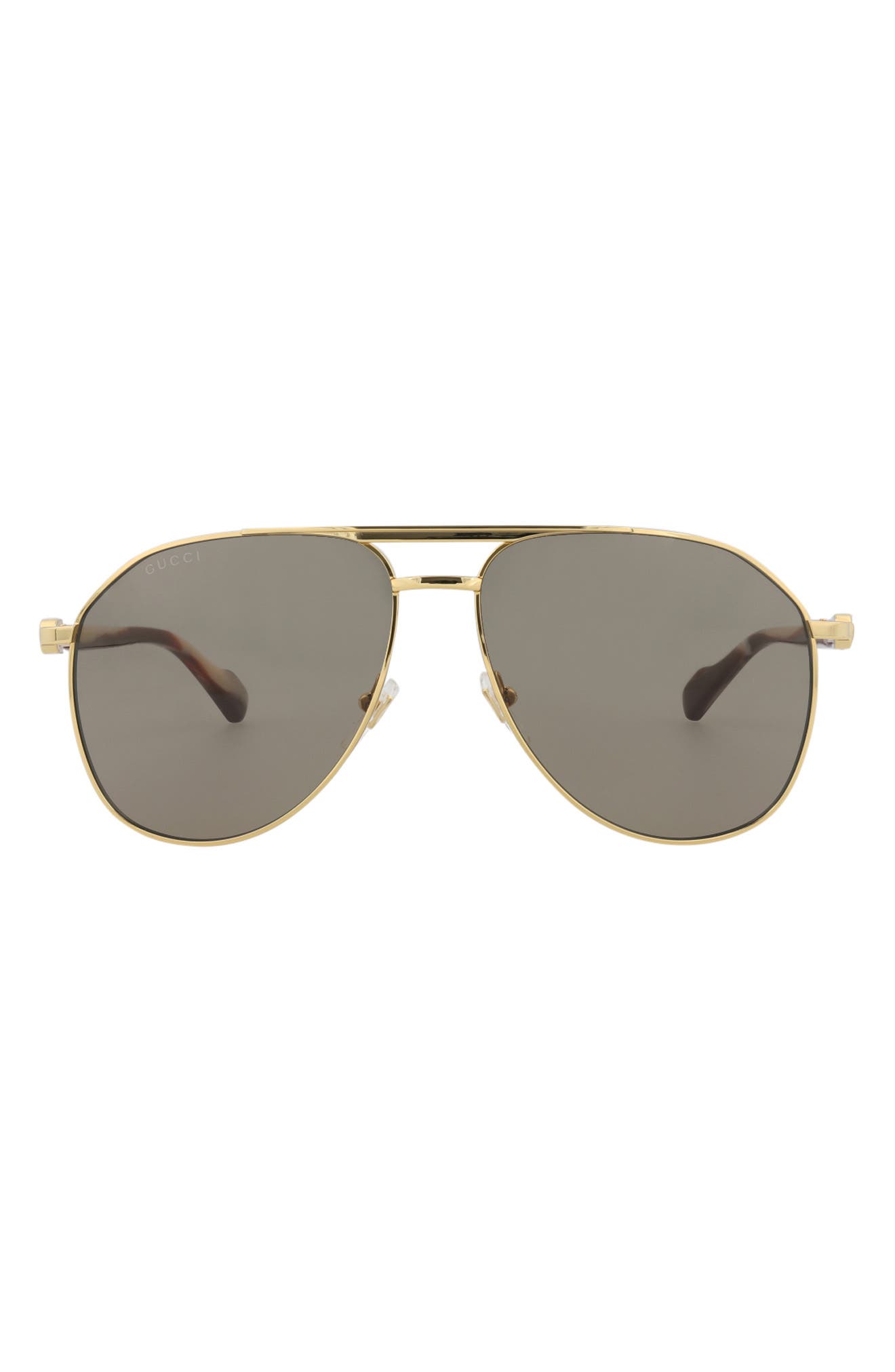 Gucci 59mm Aviator Sunglasses