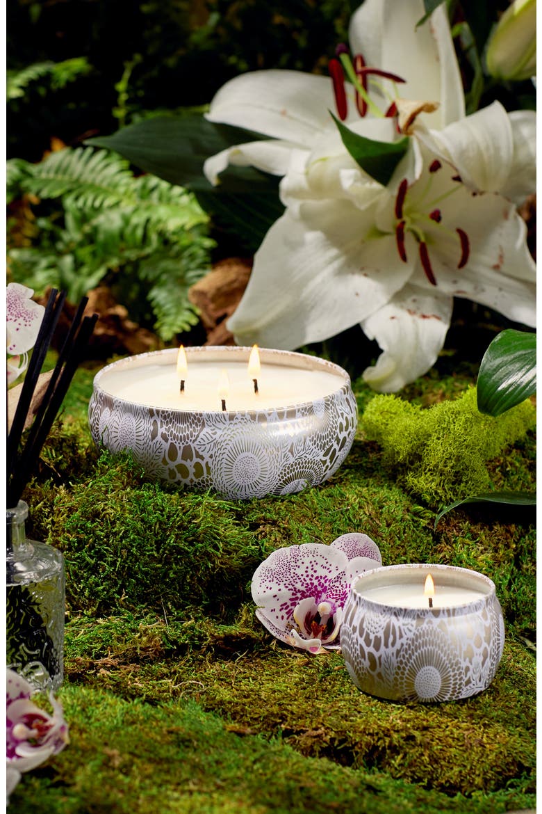 Mokara 3-Wick Tin Candle, Alternate, color, MOKARA