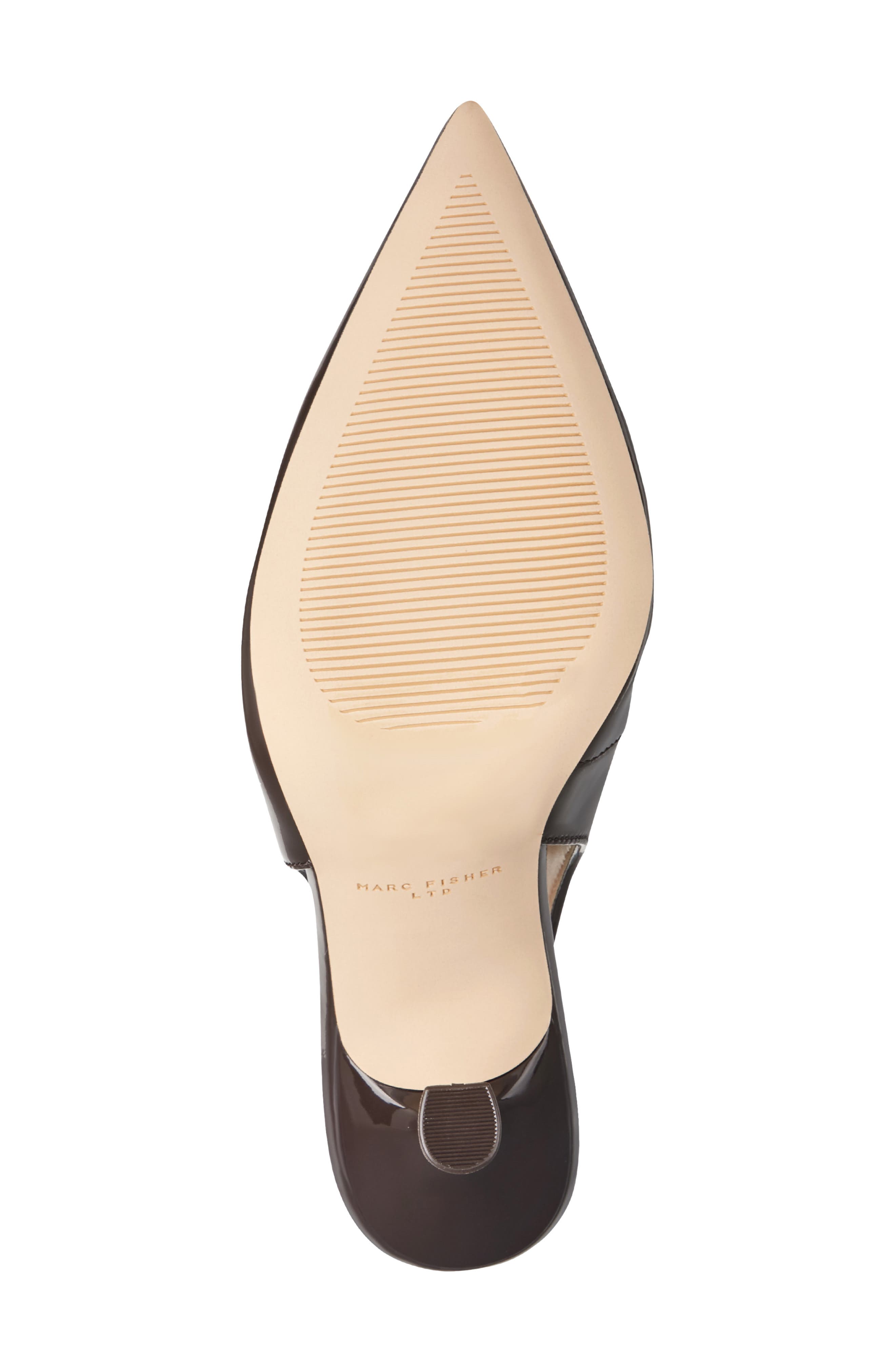 Esther Slingback Pointed Toe Pump, Alternate, color, DARK BROWN 204