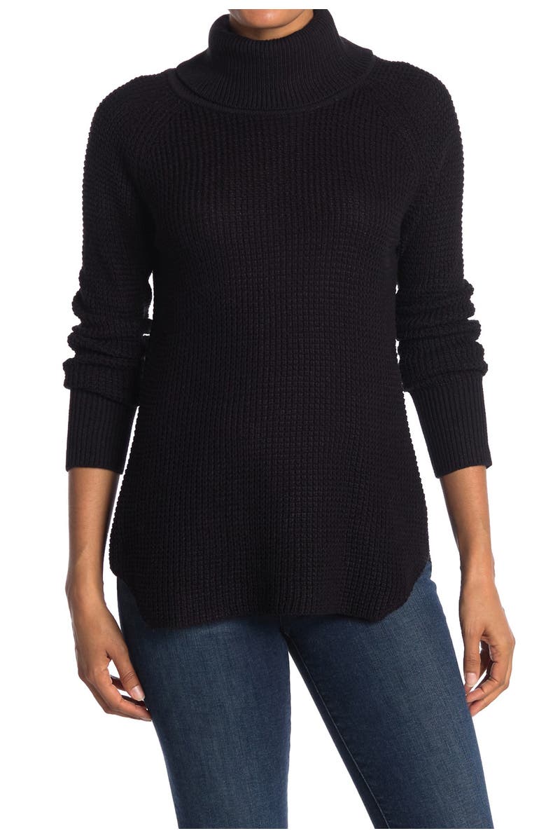 CLOTH BY DESIGN Turtleneck Raglan Sleeve Sweater, Main, color,