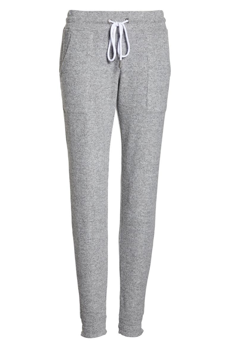 Cozy Up Jogger Pants, Alternate, color, GREY FLANNEL MARL