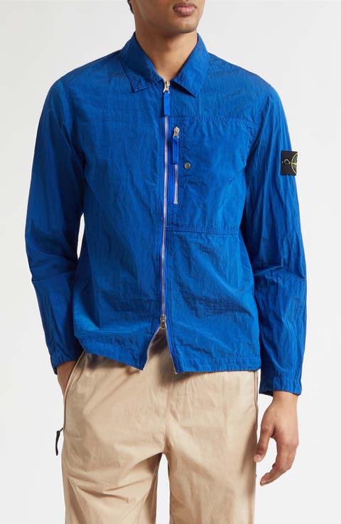 Regular Fit Coated Overshirt