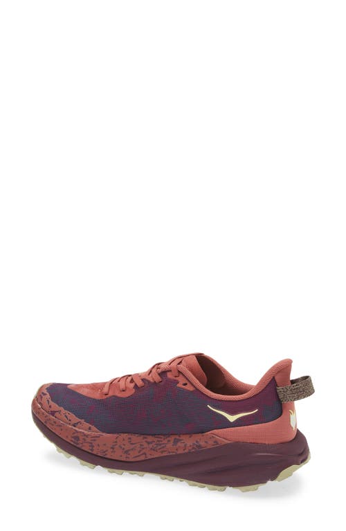 Hoka Speedgoat 6 Trail Running Shoe In Red