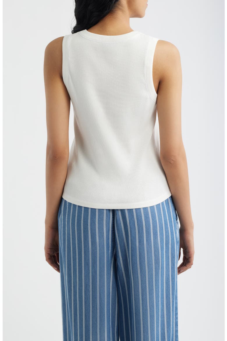 Square Neck Tank, Alternate, color, WHITE