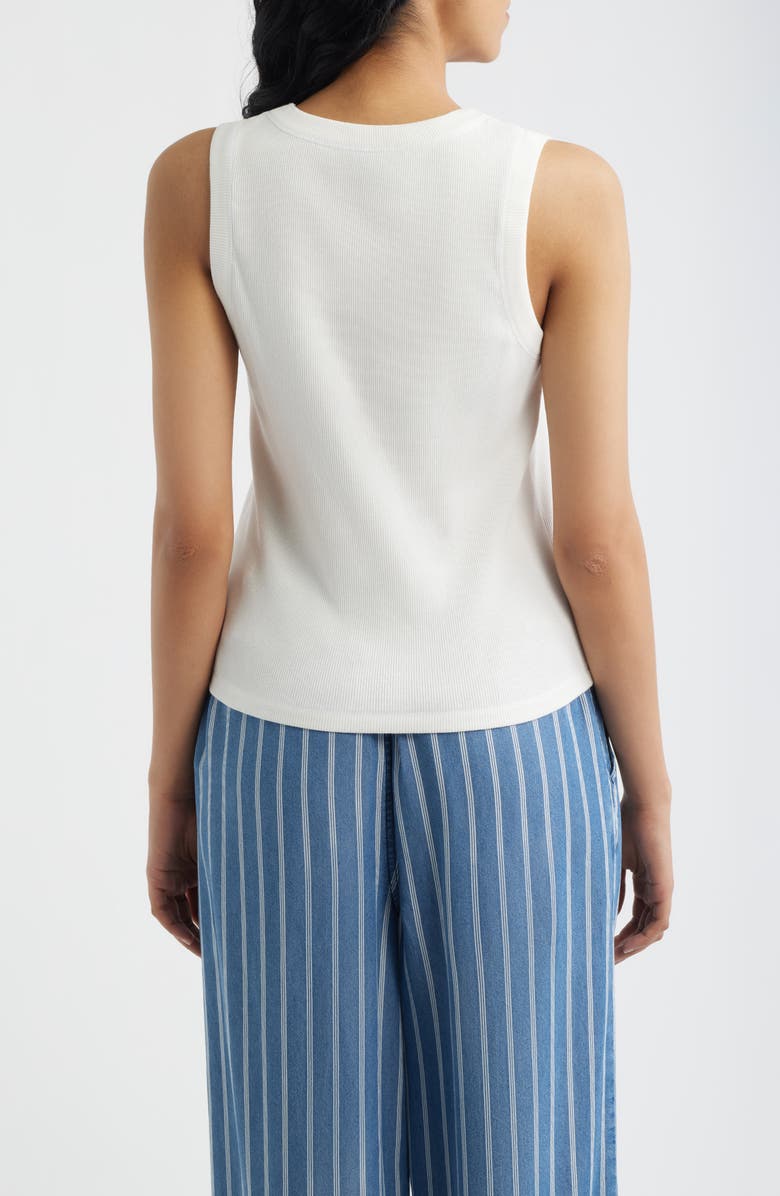 CITY BLUES Square Neck Tank, Alternate, color, White