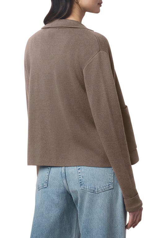 Splendid Estelle Sweater Jacket In Brown