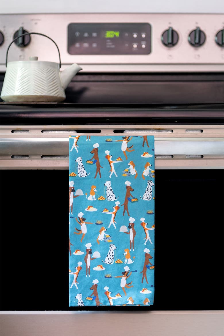 Dog Kitchen Towels - Pasta Pups & Pizza Pawty, Alternate, color, Pasta Pups and Pizza Pawty