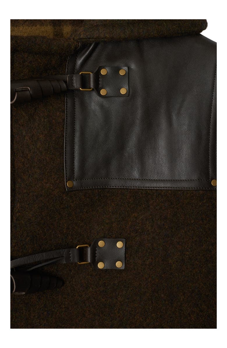 Burberry Wool Duffle Coat, Alternate, color, 