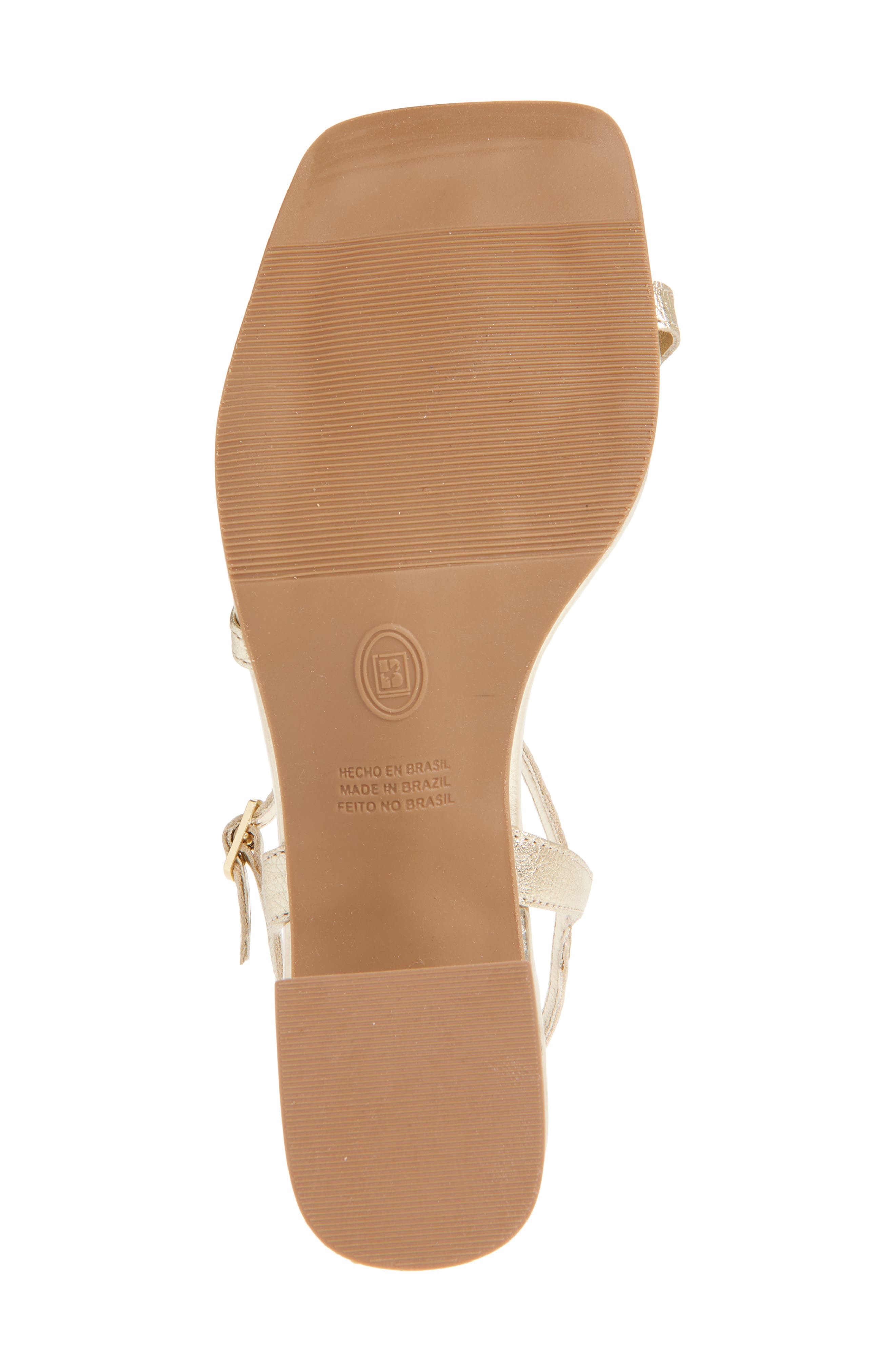 Botmelinda Ankle Strap Sandal, Alternate, color, DOURADO