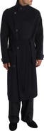 Reiss Selation Wool Blend Belted Overcoat