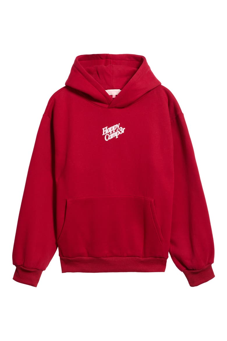 Puff Series Logo Hoodie, Alternate, color, DEEP RED