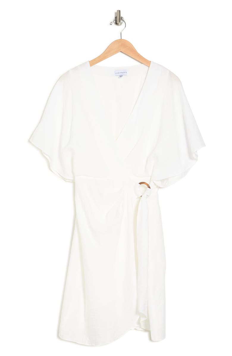 Lucy Paris Louis Wrap Dress, Alternate, color, 