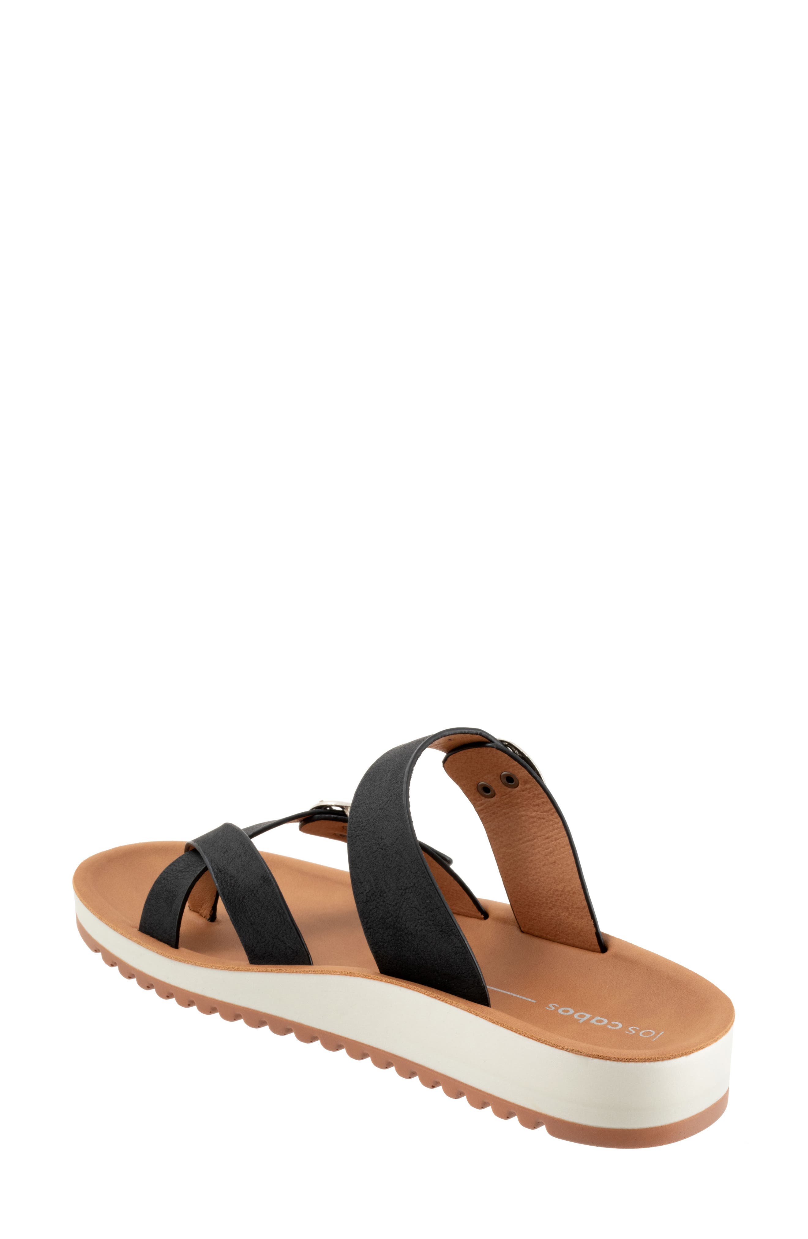 Los Cabos Nin Double Buckle Slide Sandal, Alternate, color, 
