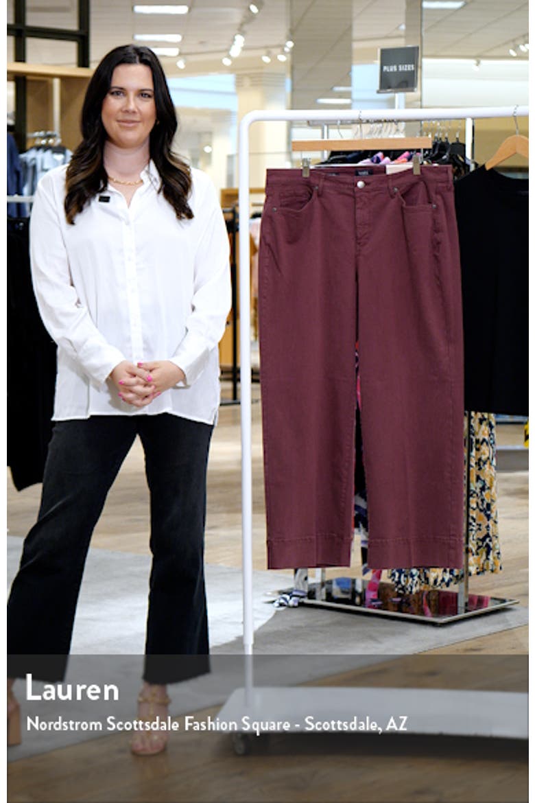 Teresa Ankle Wide Leg Jeans video