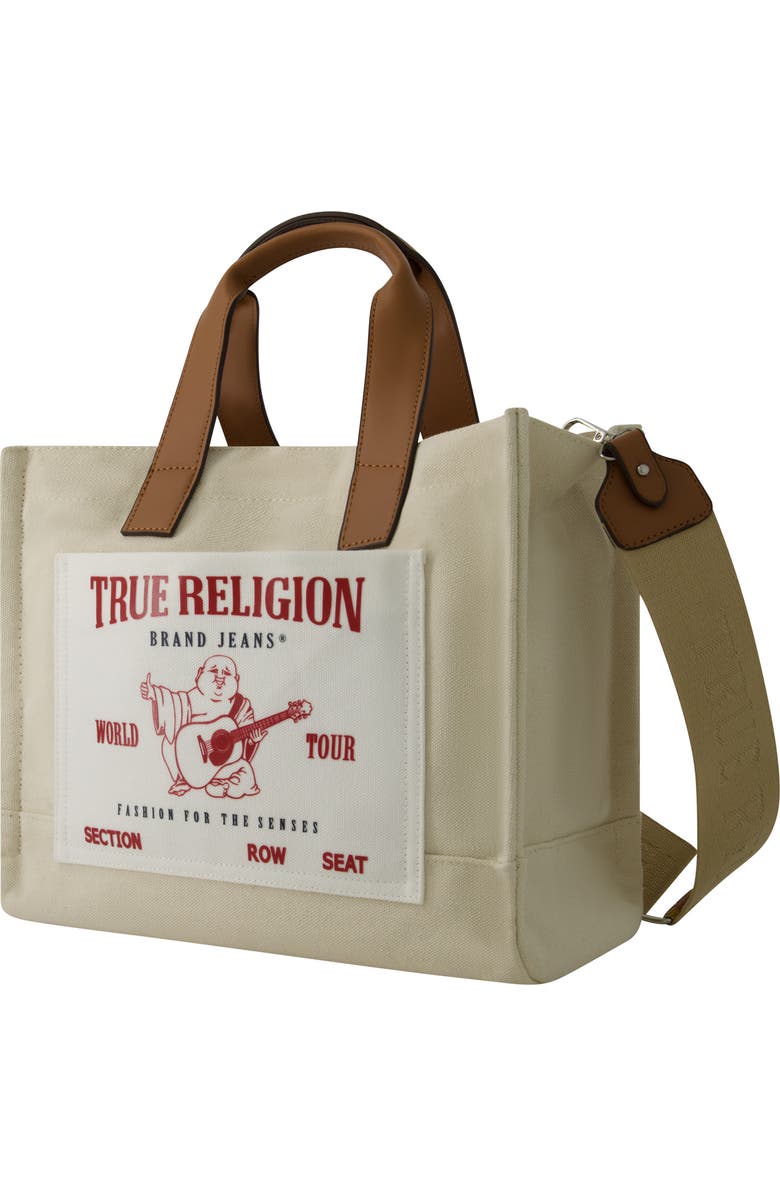 True Religion Buddha Medium Tote, Alternate, color, Natural