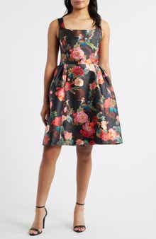 Julia Jordan Sleeveless Fit & Flare Cocktail Dress