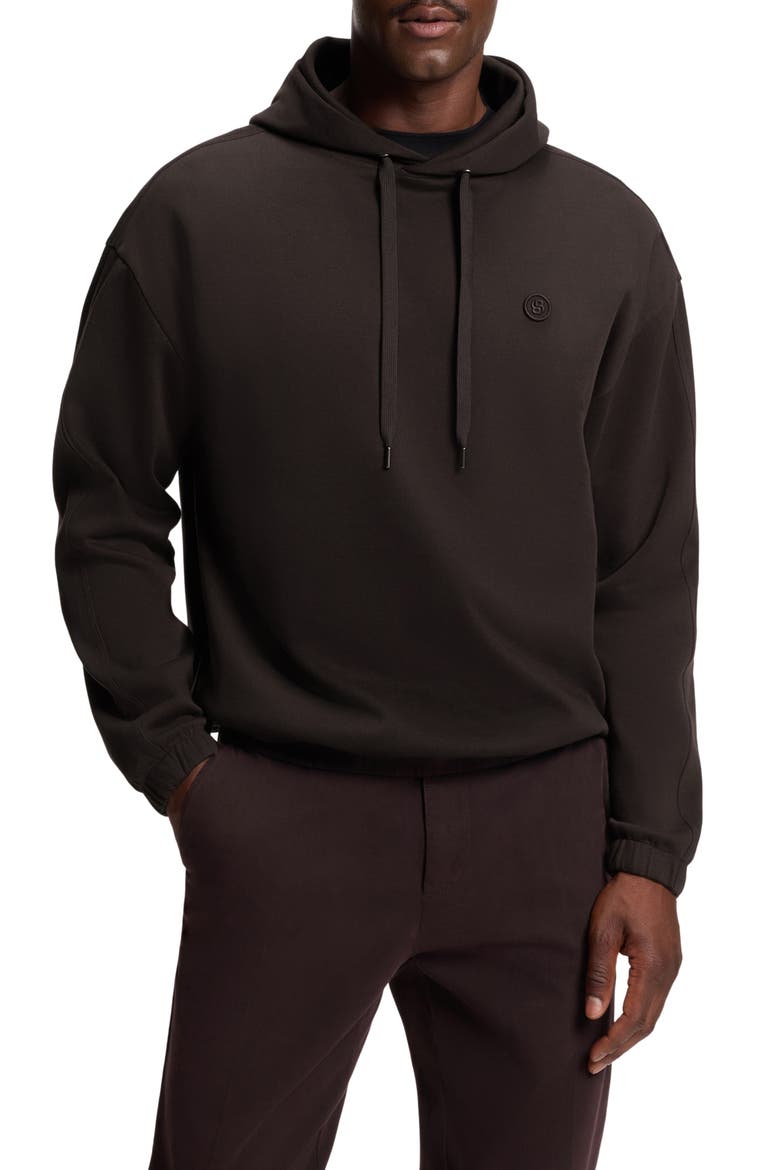 Stevens Cotton Pullover Hoodie, Main, color, DARK BROWN