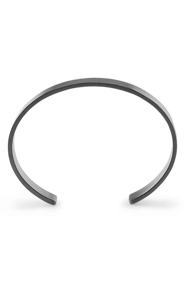 le gramme Men's 33G Brushed Sterling Silver Ribbon Cuff Bracelet, Alternate, color,