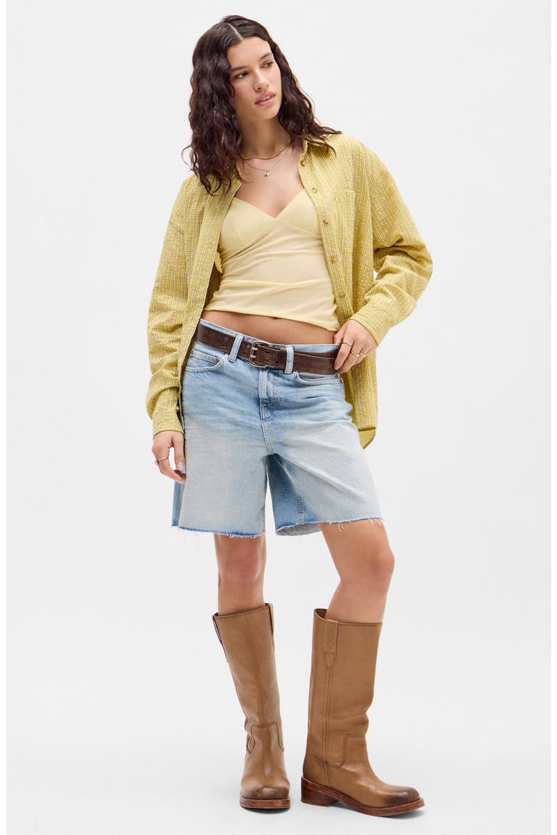 Harden High Waist Denim Shorts, Alternate, color, LIGHT VINTAGE