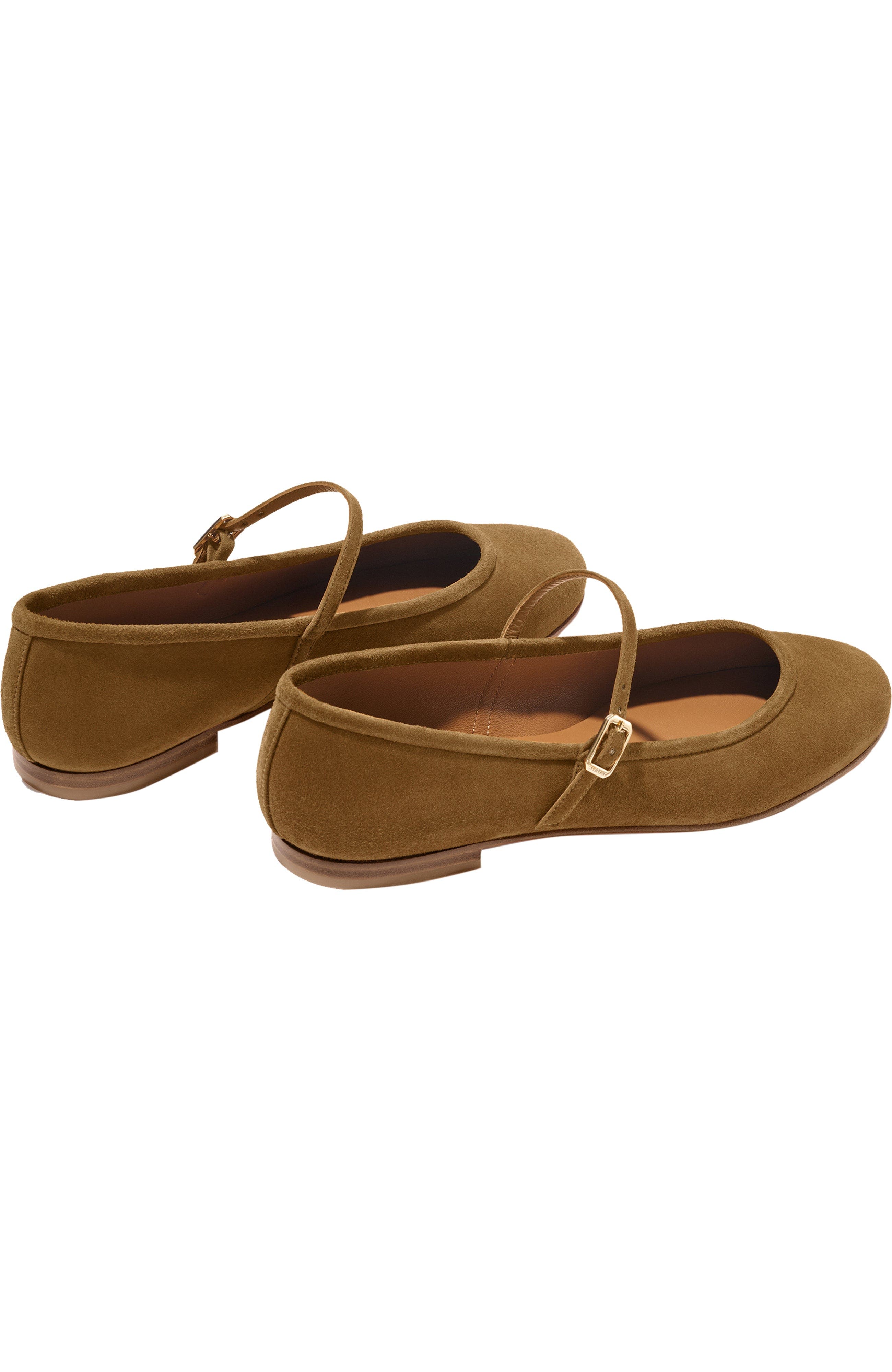 The Demi Jane Flat, Alternate, color, Cedar Suede
