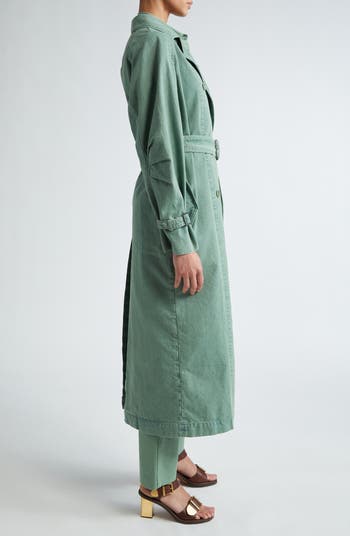 コート Max Mara LANDA - Cotton canvas mackintosh Max Mara Corfu Cotton Canvas Belted Trench Coat | Nordstrom