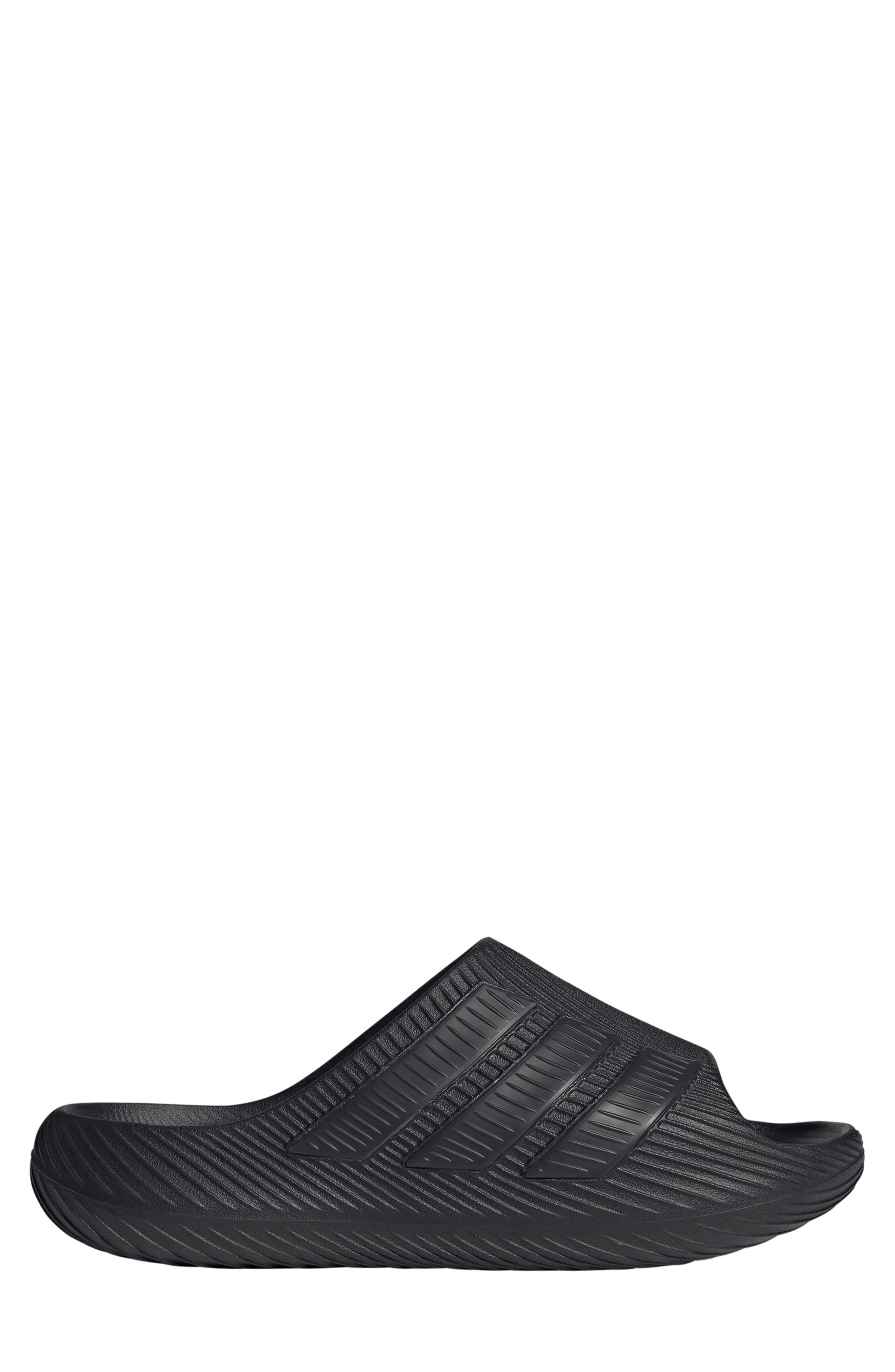adidas Gender Inclusive Purechill Slide Sandal, Alternate, color, Black/ Carbon