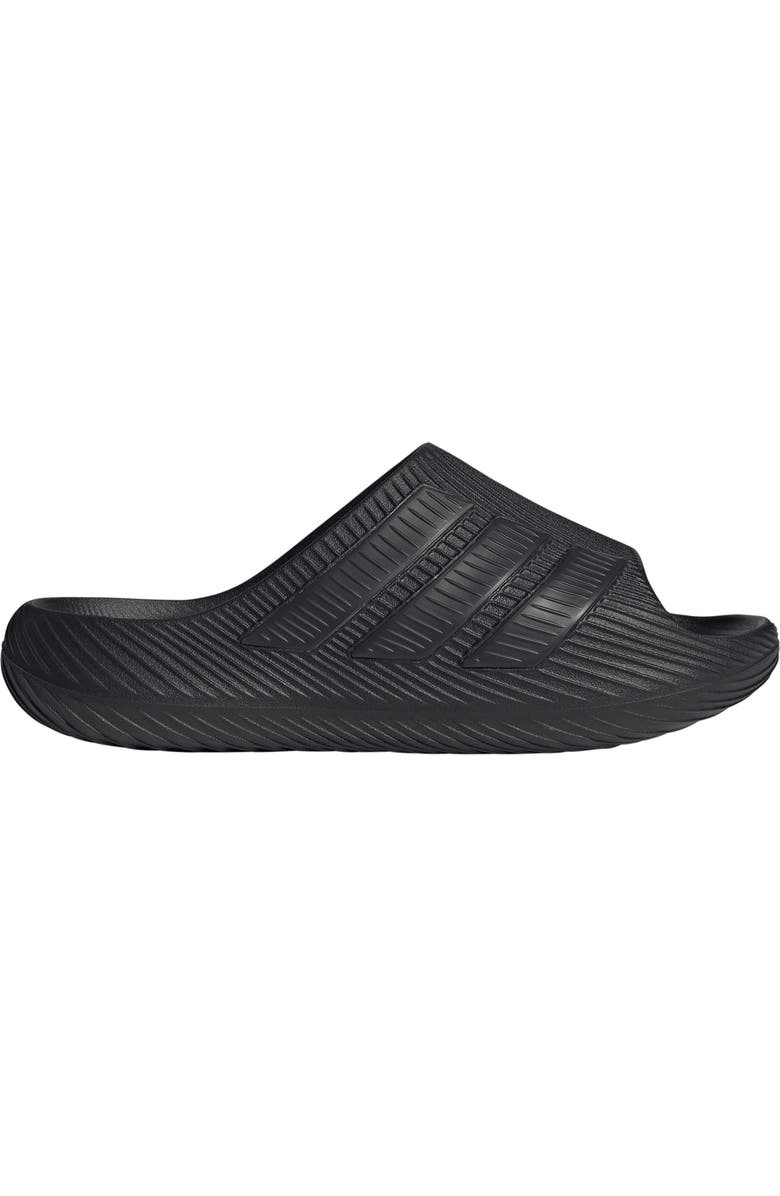 adidas Gender Inclusive Purechill Slide Sandal, Alternate, color, Black/ Carbon