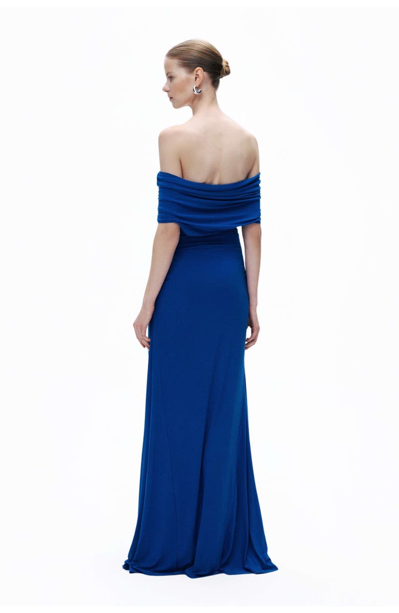 Nocturne Draped Maxi Dress, Alternate, color,