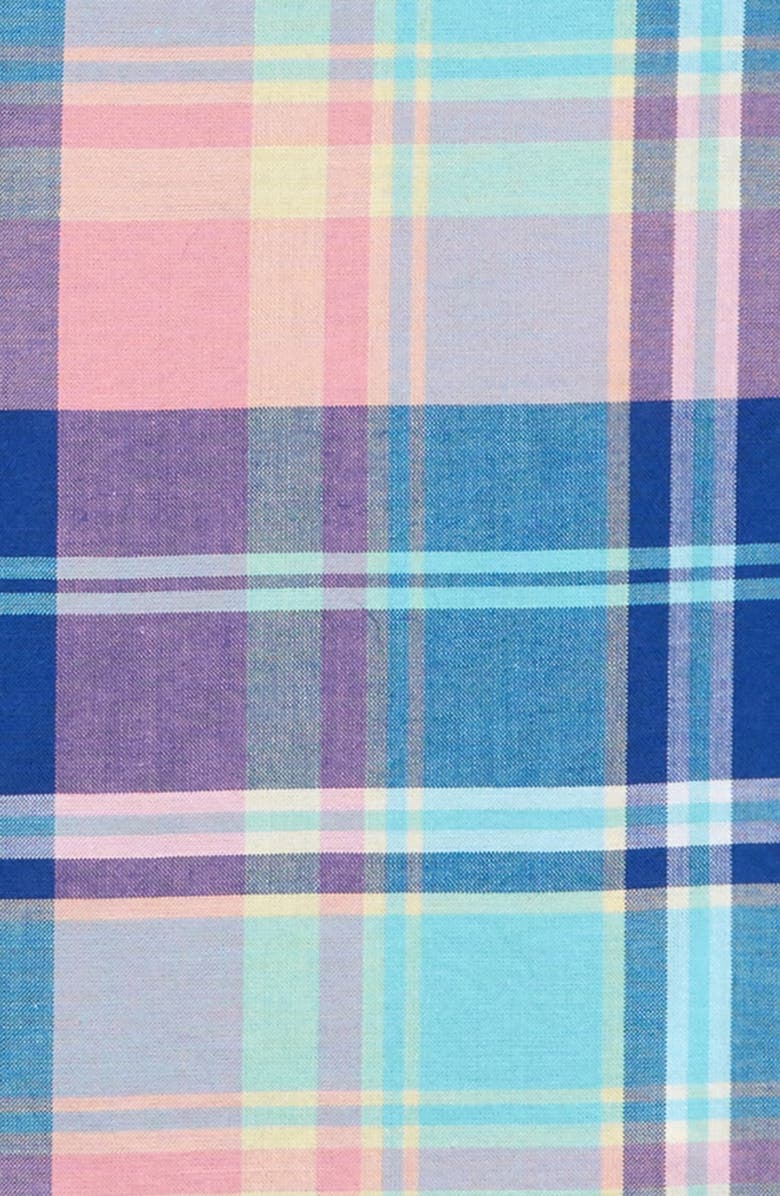 vineyard vines Bimini Island Madras Plaid Whale Button-Down Shirt, Alternate, color, 