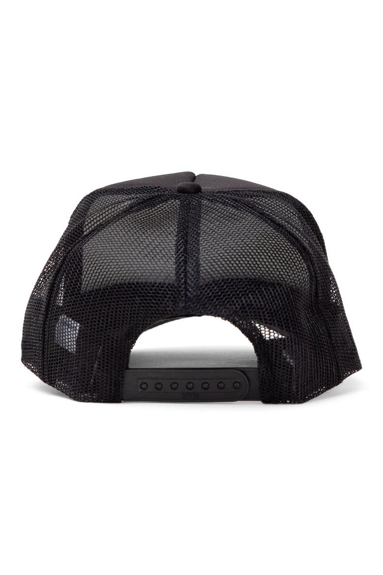 Sardines Trucker Hat, Alternate, color, BLACK W/ CREAM