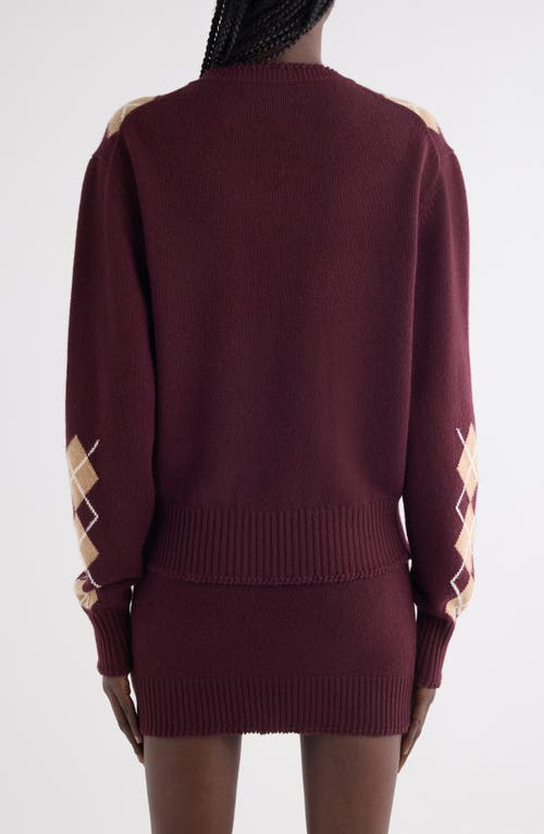 Chloé Chloe Argyle-intarsia Wool And Cashmere-blend Jumper In Multi