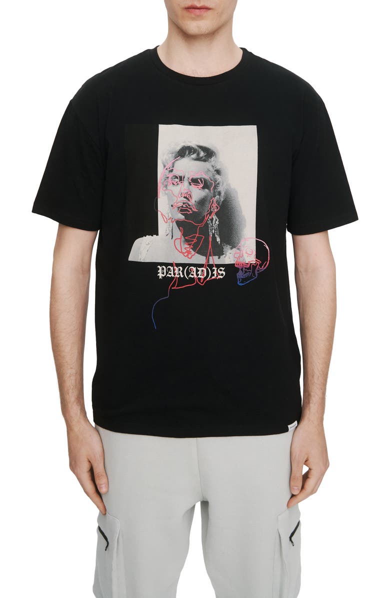 elevenparis Short Sleeve Graphic Tee, Main, color, 