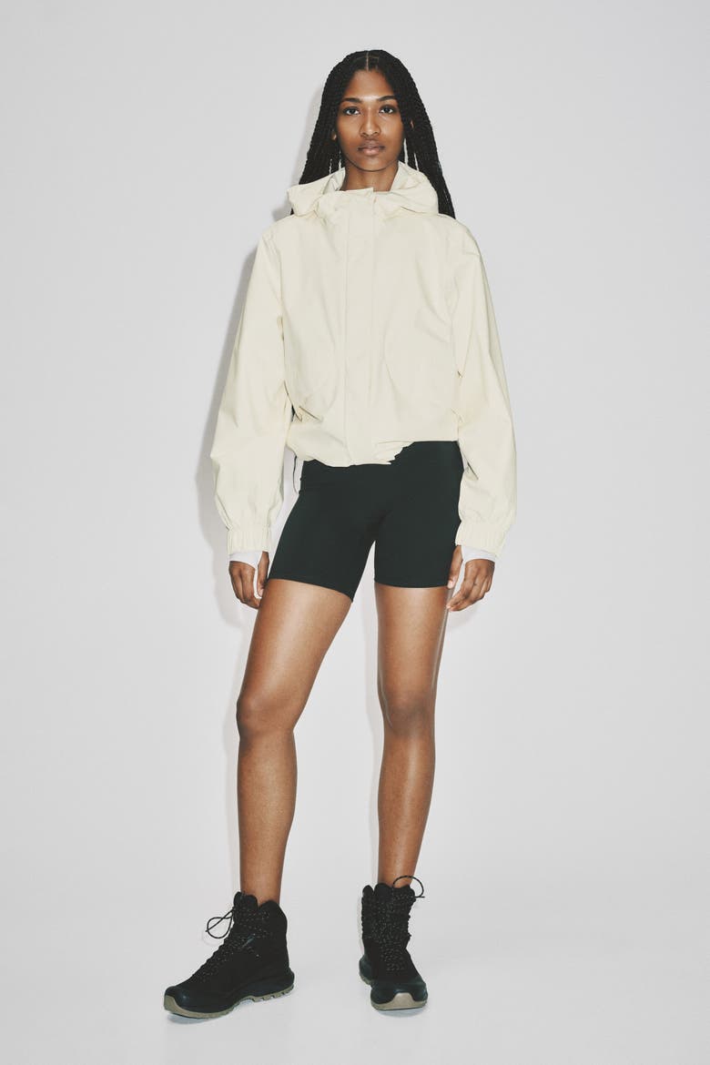Sports Rain Jacket, Alternate, color, Cream