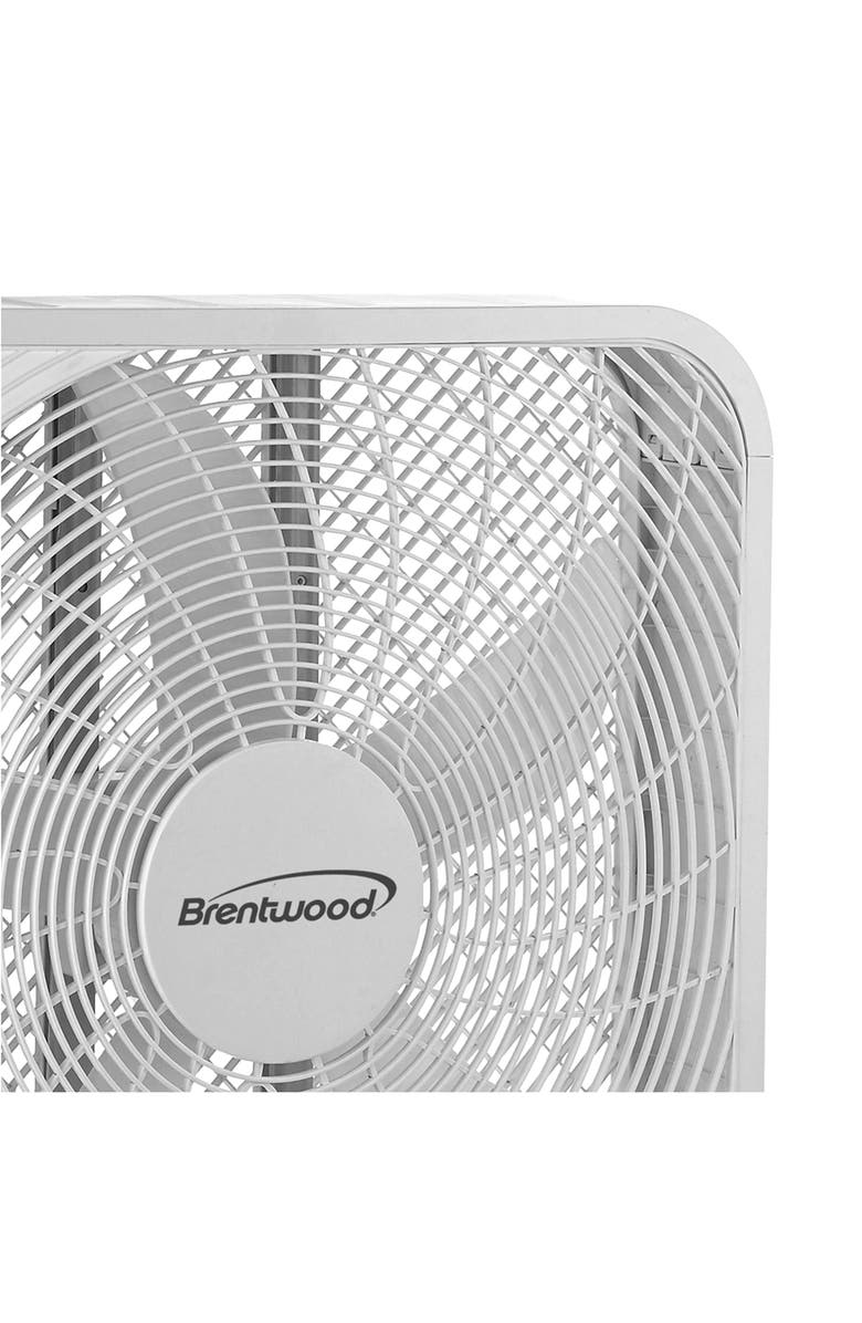 Kool Zone 20 Inch Box Fan, Alternate, color, White