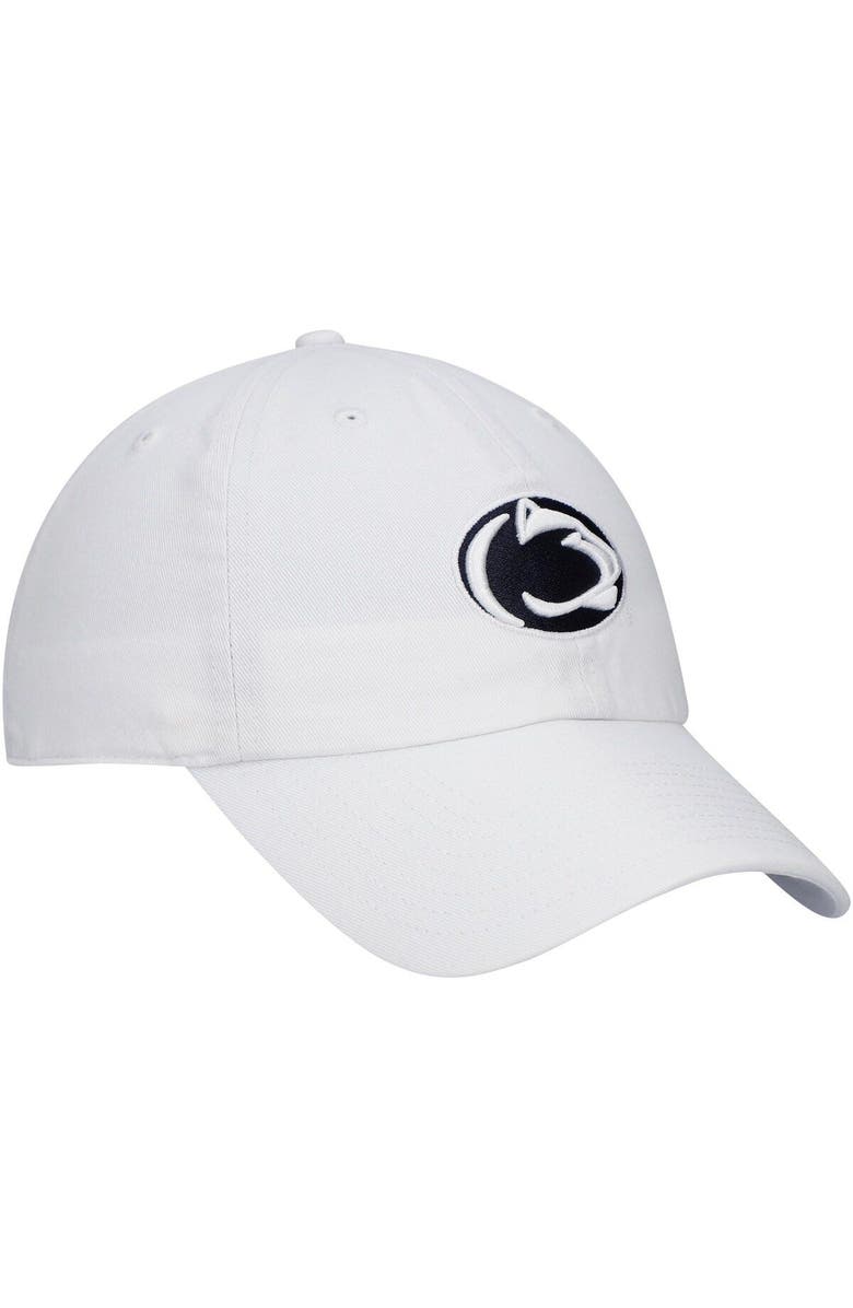 '47 Men's '47 White Penn State Nittany Lions Clean Up Logo Adjustable Hat, Alternate, color, White