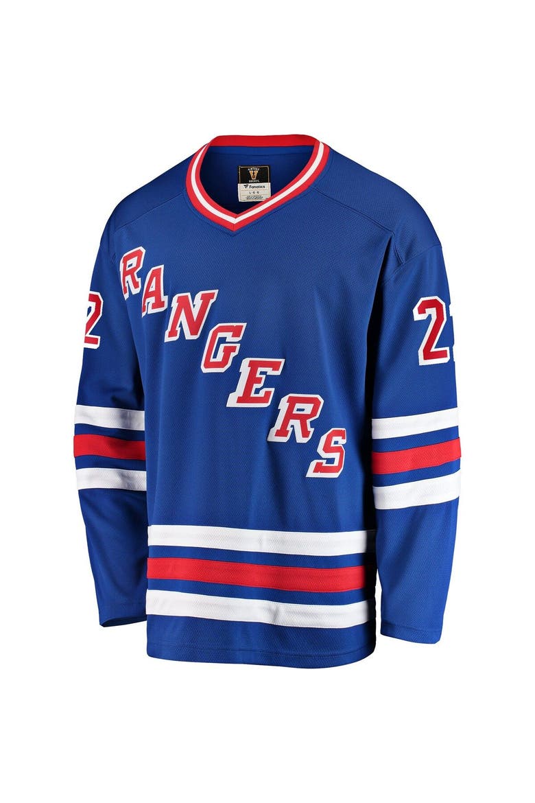 Men's Fanatics Branded Mike Gartner Blue New York Rangers Premier Breakaway Retired Player Jersey, Alternate, color, Blue