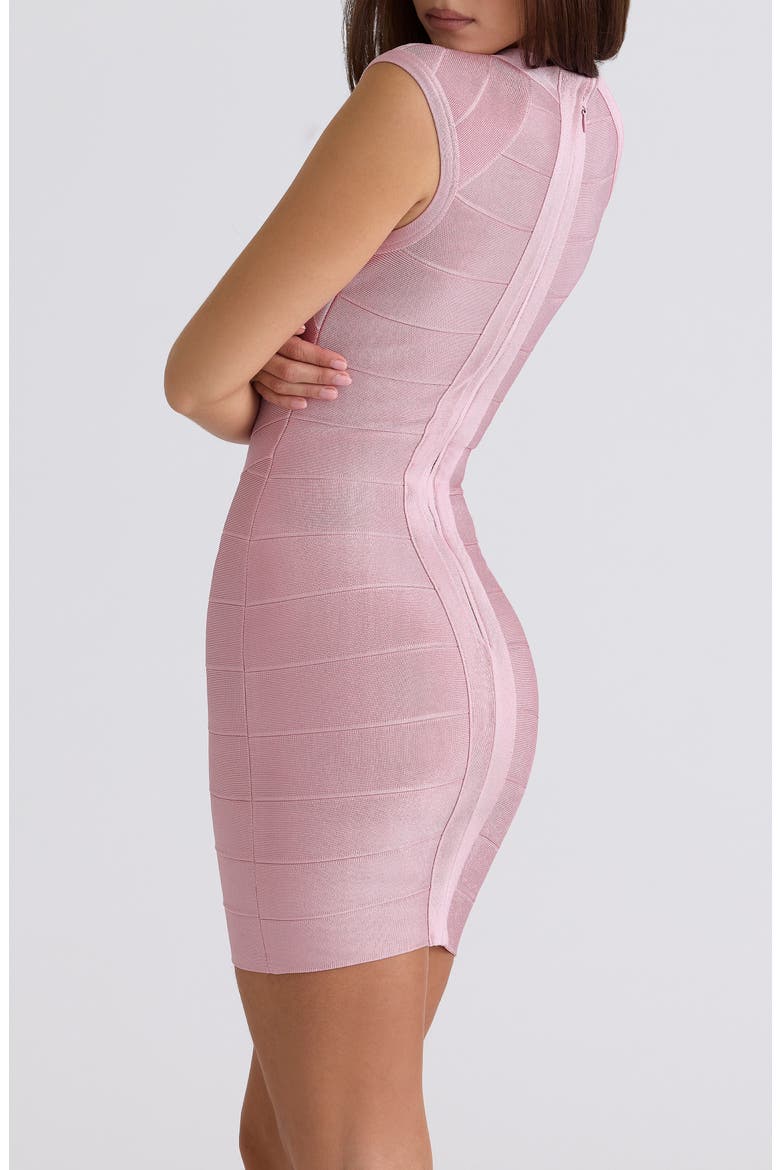 The Icon Bandage Minidress, Alternate, color, PINK