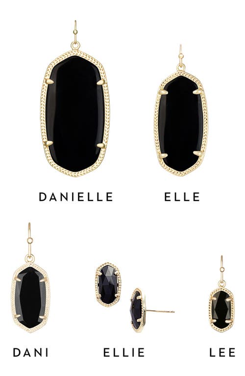 Kendra Scott Dani Stone Drop Earrings In Gold