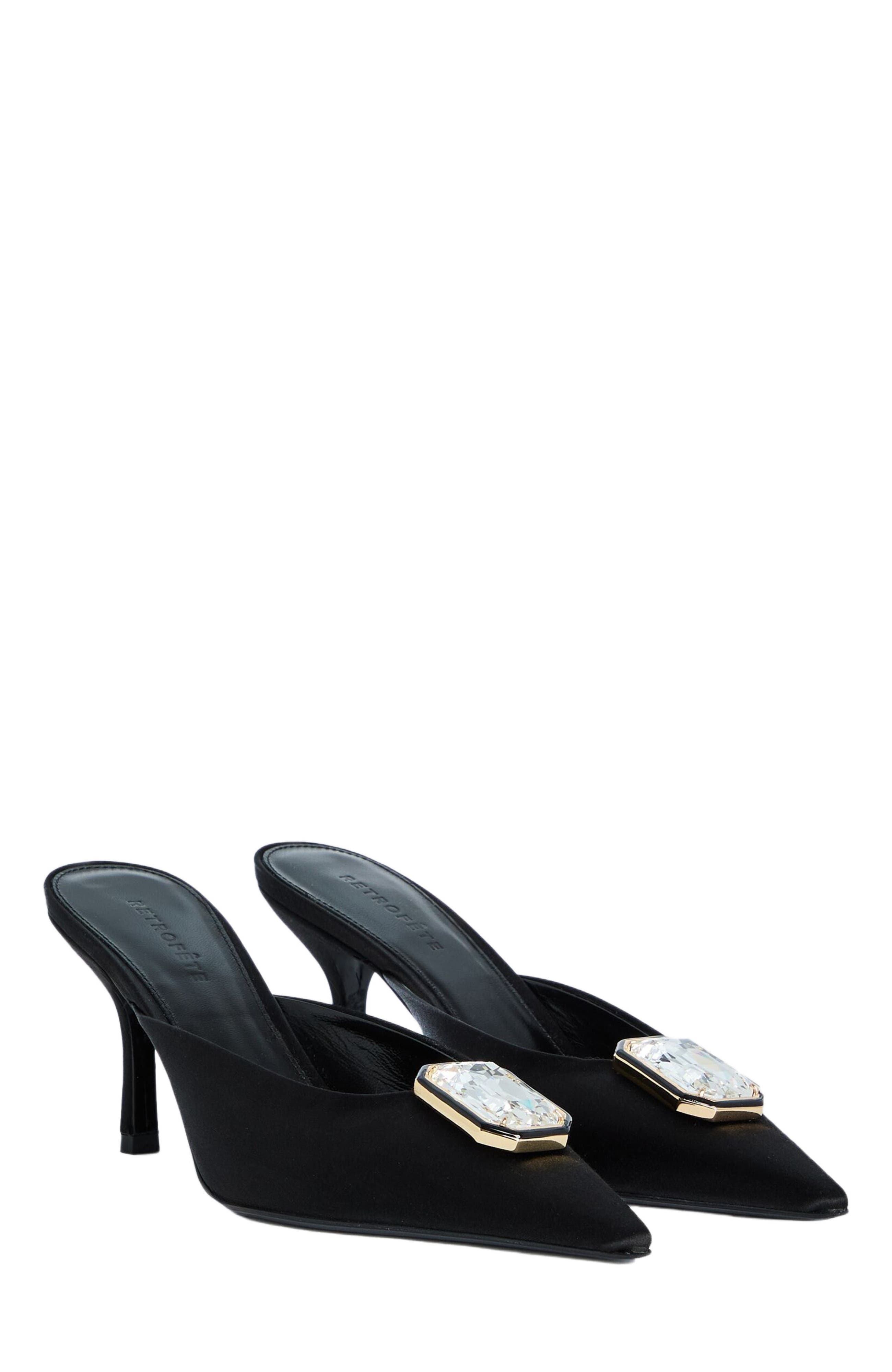 Retrofête Francesca Kitten Mule, Alternate, color, 