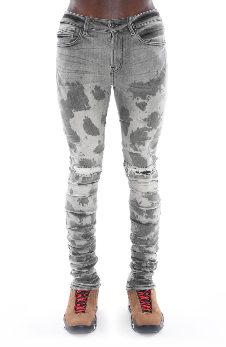 Cult of Individuality Punk Nomad Distressed Super Skinny Jeans, Main, color, Silas