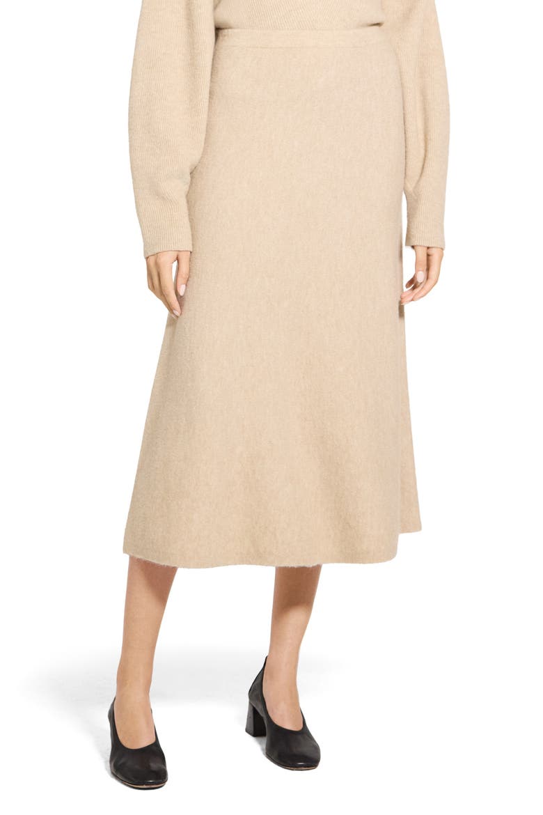 Astor Wool Blend Flare Skirt, Main, color, BEIGE - V47