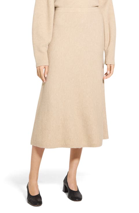 Astor Wool Blend Flare Skirt