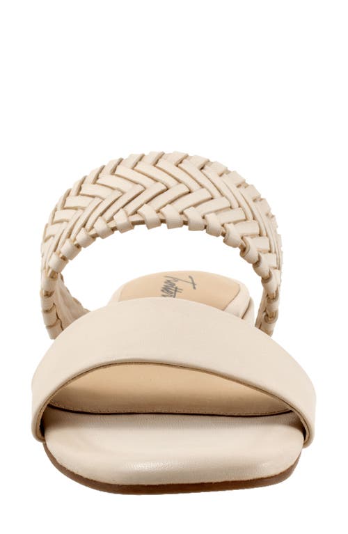 Trotters Nalane Slide Sandal In White