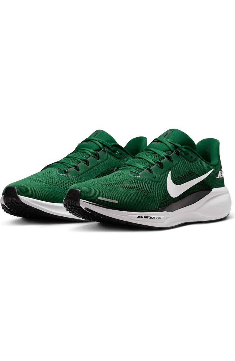 Nike Unisex Nike Green New York Jets Air Zoom Pegasus 41 Sneakers, Alternate, color, Green